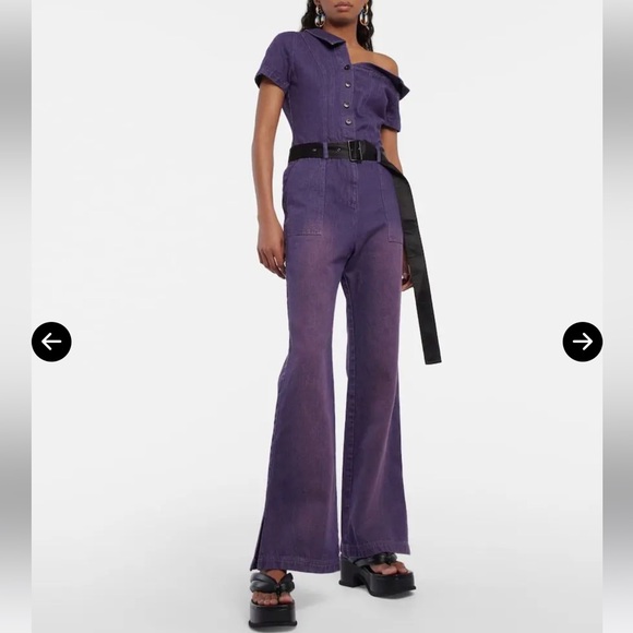 Didu One-Shoulder Denim Jumpsuit ✨ - Picture 1 of 13